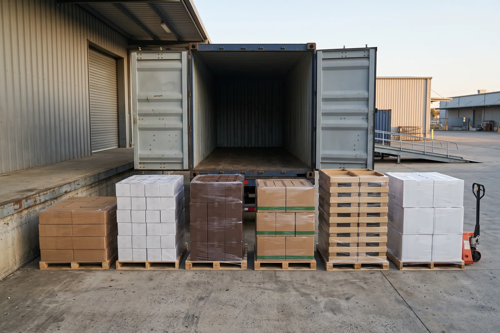 Cases of different lines packed together for one shipment
