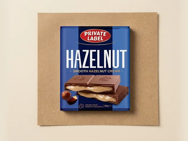 Milk chocolate with hazelnut cream