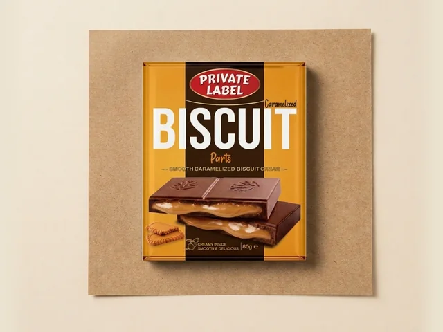Milk chocolate with caramelised-biscuit cream