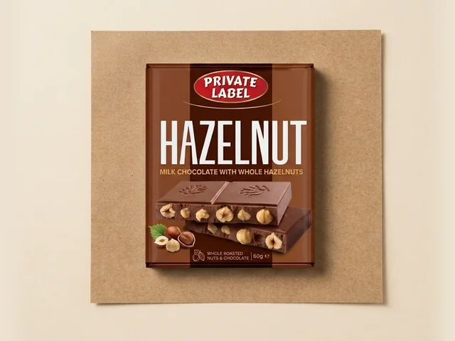 Hazelnut milk chocolate tablet