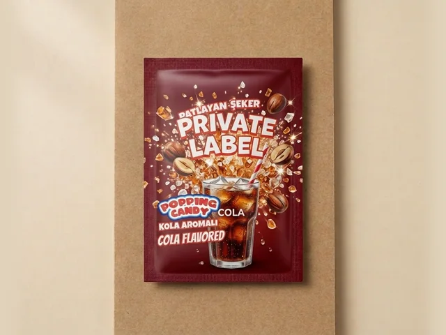Popping candy, cola