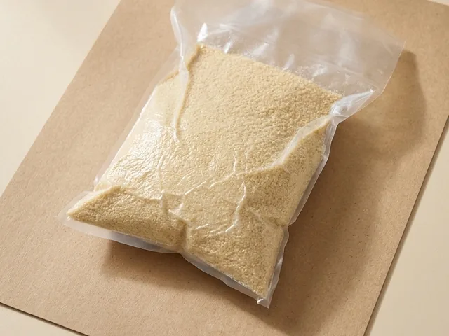 Popping candy, bulk vacuum bag
