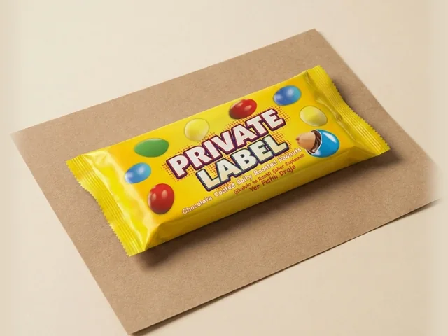 Peanut dragée, sugar and compound coating