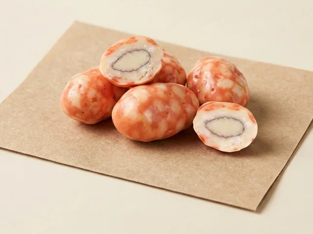 Orange almond dragée