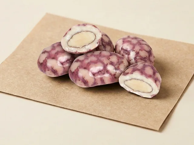 Sour-cherry almond dragée