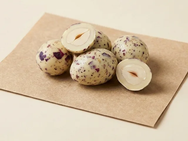 Rose-petal hazelnut dragée