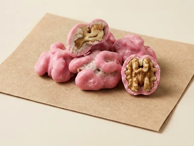Rose walnut dragée