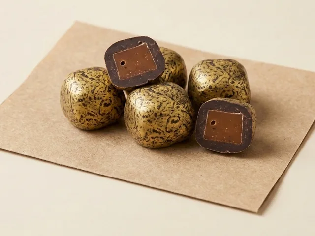 Mocha caramel dragée