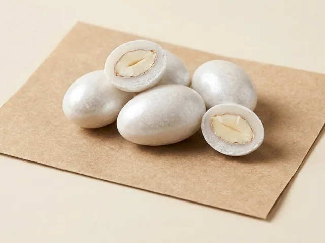 Sugar-coated almond, pearl dragée