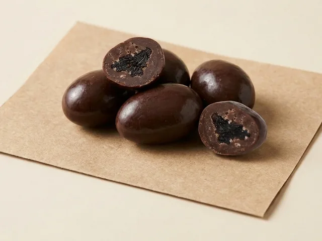 Raisin, milk coating dragée