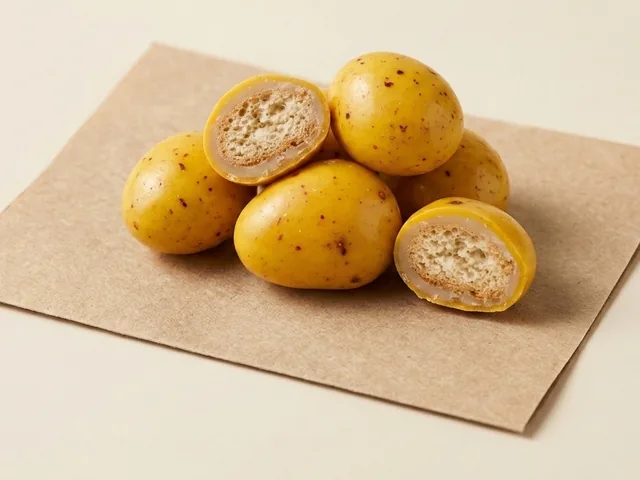 Biscuit-centre dragée, lemon