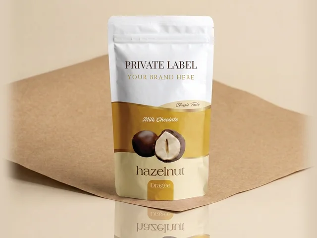 Milk-coated hazelnut dragée