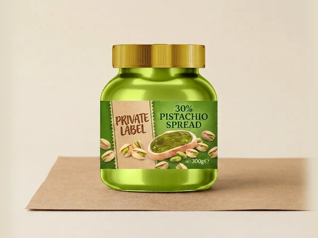 30% grey-pistachio spread