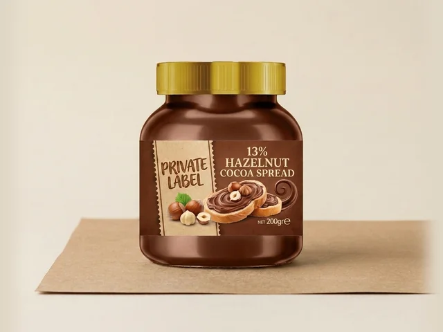 13% hazelnut cocoa spread