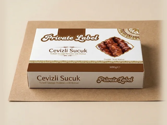 Walnut and grape-molasses roll, retail box