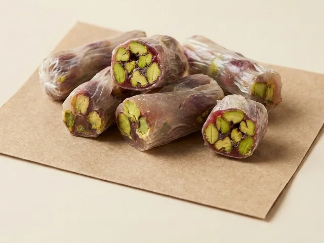 Pistachio finger roll