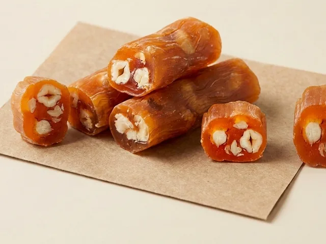 Hazelnut and orange finger roll