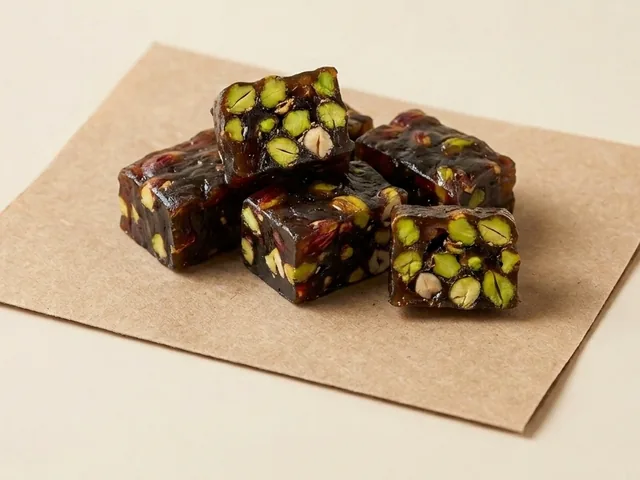 Square pistachio delight (açma)