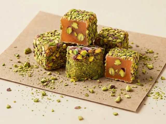 Coated cube with hazelnut (vali)