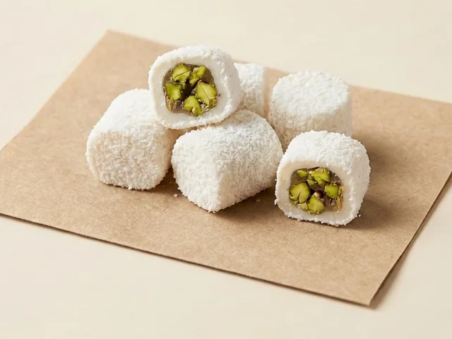 Sultan roll with pistachio