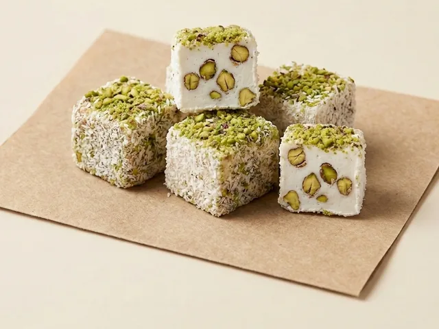 Pasha delight with scattered pistachio