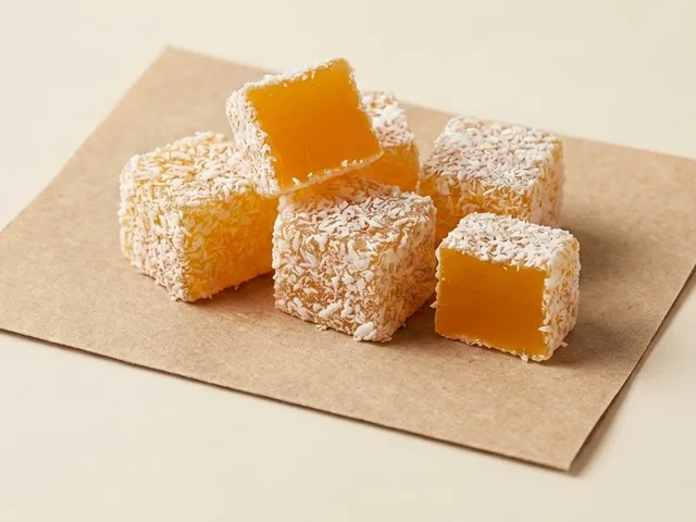 Plain delight, coconut coated