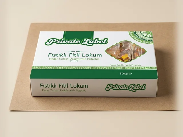 Pistachio finger roll, retail box