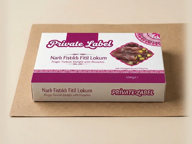 Pistachio and pomegranate finger roll, retail box