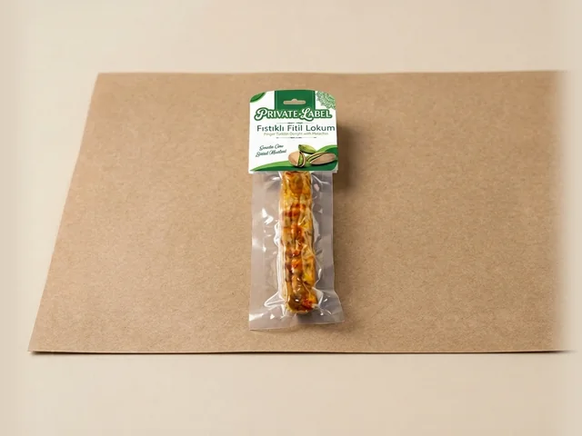 Almond finger roll, vacuum pouch